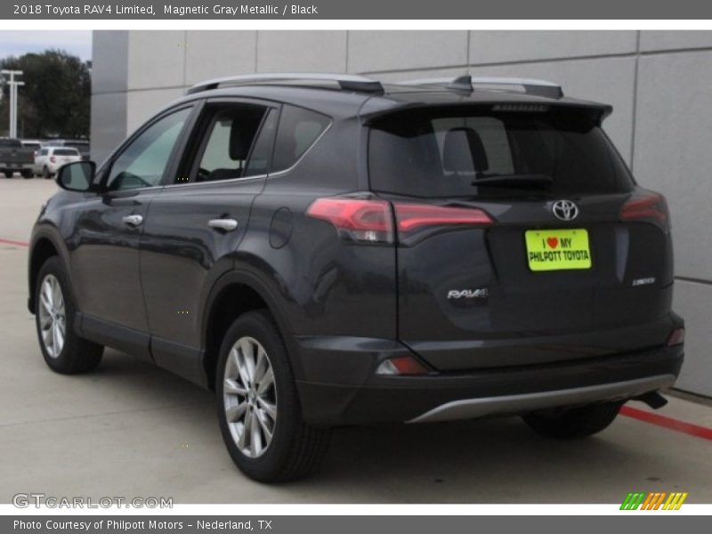 Magnetic Gray Metallic / Black 2018 Toyota RAV4 Limited