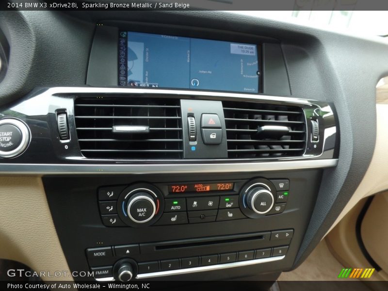 Sparkling Bronze Metallic / Sand Beige 2014 BMW X3 xDrive28i