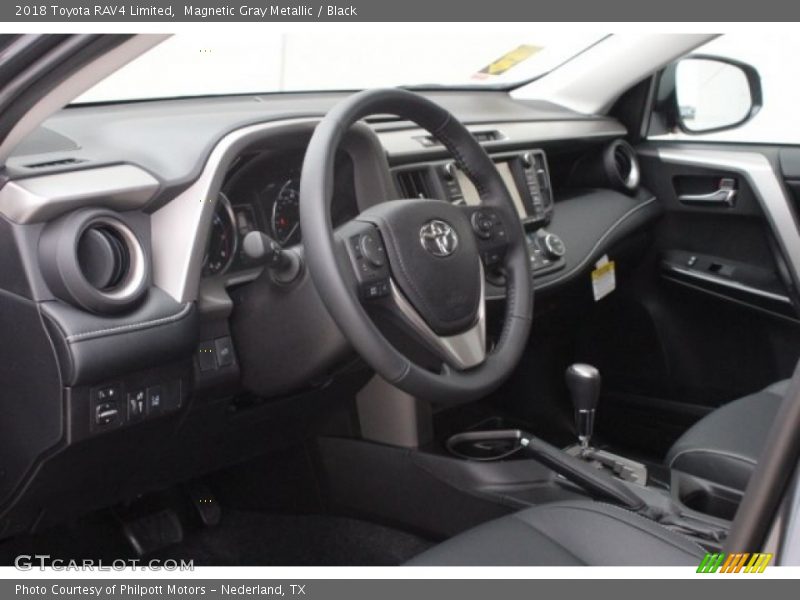 Magnetic Gray Metallic / Black 2018 Toyota RAV4 Limited
