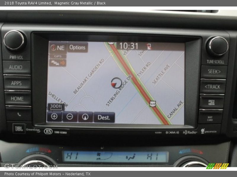 Magnetic Gray Metallic / Black 2018 Toyota RAV4 Limited