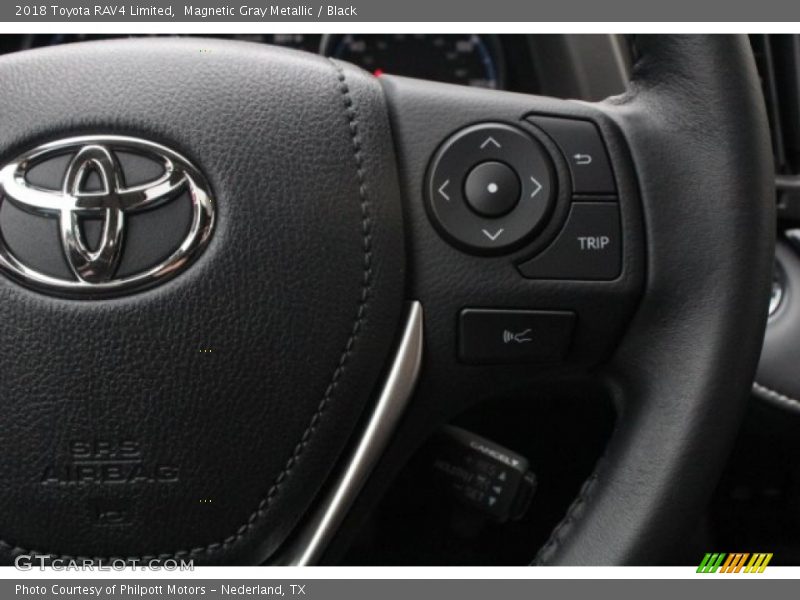 Magnetic Gray Metallic / Black 2018 Toyota RAV4 Limited