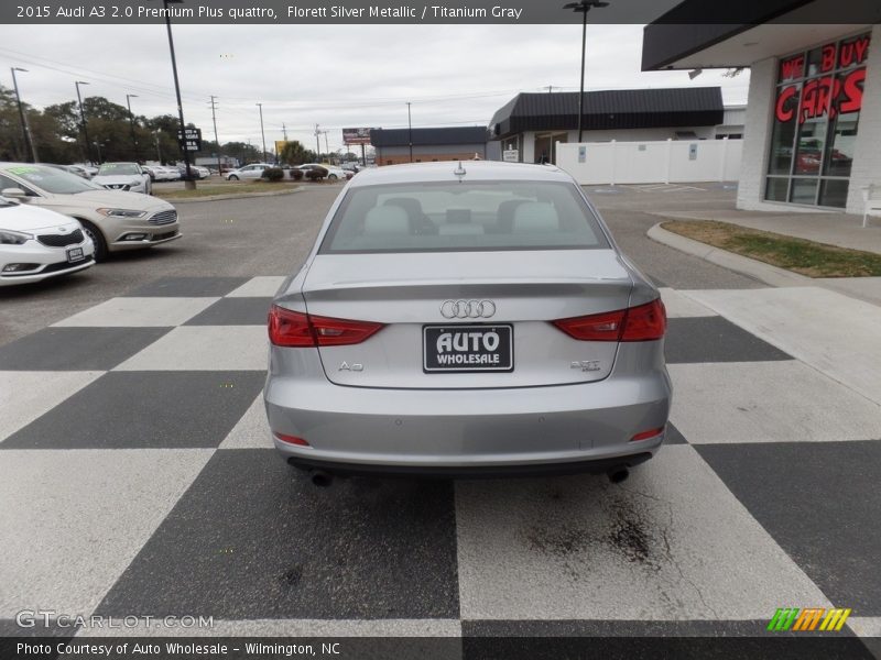 Florett Silver Metallic / Titanium Gray 2015 Audi A3 2.0 Premium Plus quattro