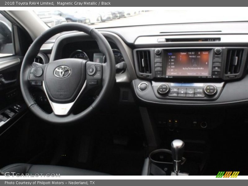 Magnetic Gray Metallic / Black 2018 Toyota RAV4 Limited