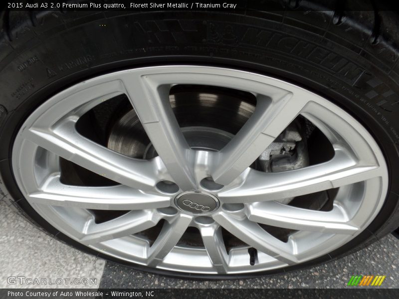 Florett Silver Metallic / Titanium Gray 2015 Audi A3 2.0 Premium Plus quattro