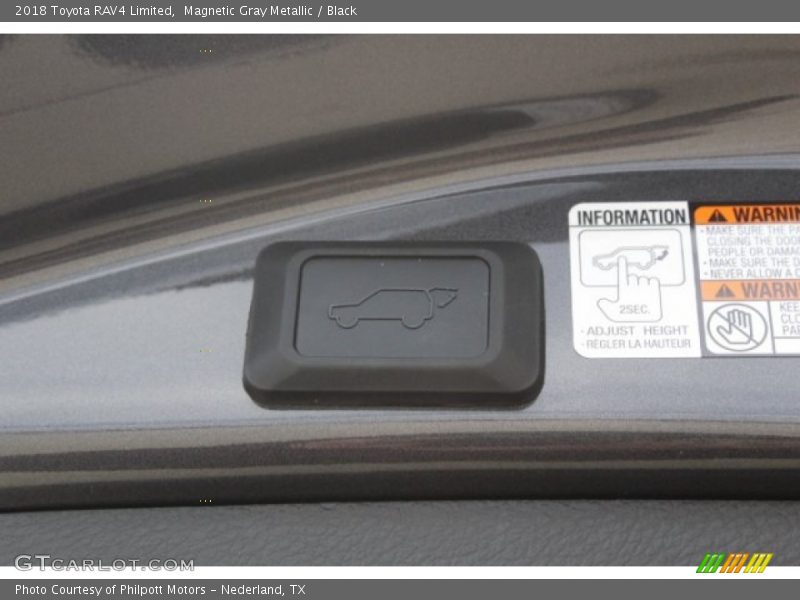 Magnetic Gray Metallic / Black 2018 Toyota RAV4 Limited
