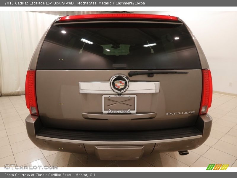 Mocha Steel Metallic / Cashmere/Cocoa 2013 Cadillac Escalade ESV Luxury AWD