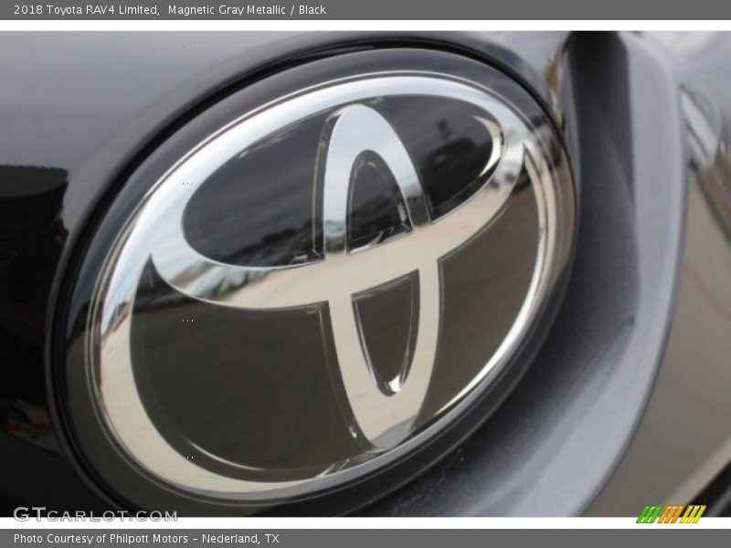 Magnetic Gray Metallic / Black 2018 Toyota RAV4 Limited