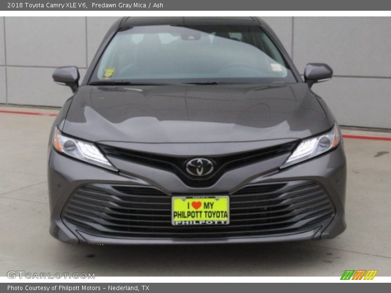 Predawn Gray Mica / Ash 2018 Toyota Camry XLE V6