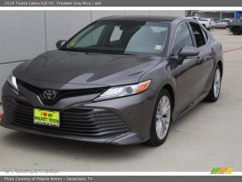 Predawn Gray Mica / Ash 2018 Toyota Camry XLE V6