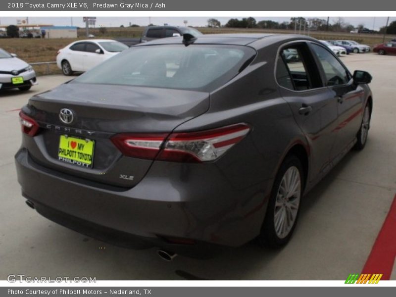 Predawn Gray Mica / Ash 2018 Toyota Camry XLE V6