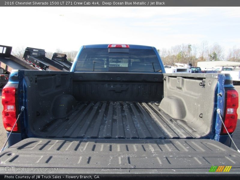 Deep Ocean Blue Metallic / Jet Black 2016 Chevrolet Silverado 1500 LT Z71 Crew Cab 4x4