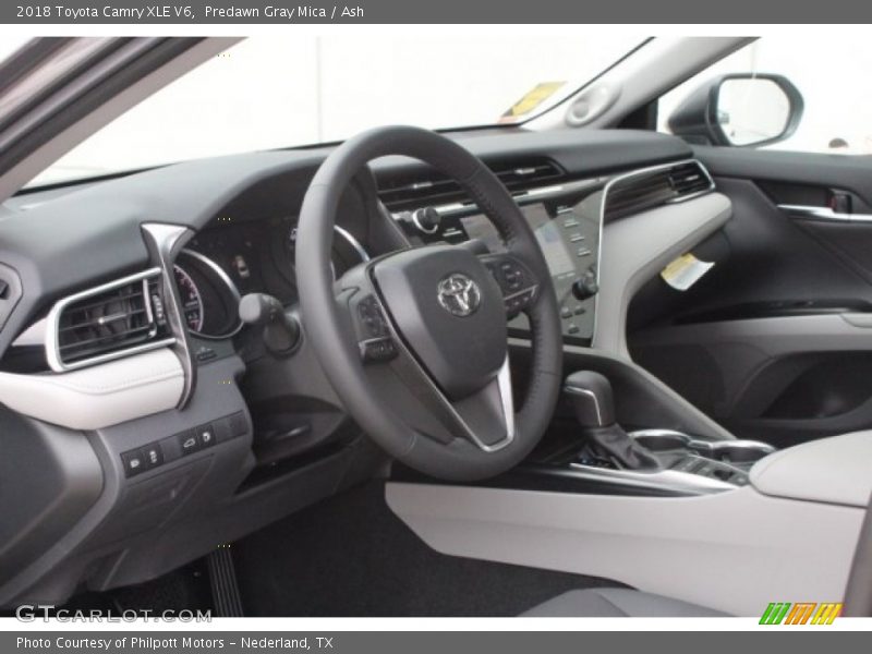 Predawn Gray Mica / Ash 2018 Toyota Camry XLE V6