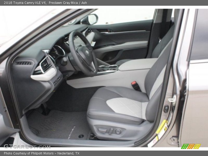 Predawn Gray Mica / Ash 2018 Toyota Camry XLE V6