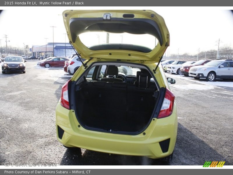 Mystic Yellow Pearl / Black 2015 Honda Fit LX