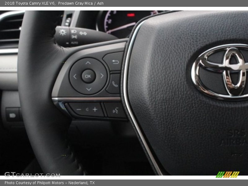Predawn Gray Mica / Ash 2018 Toyota Camry XLE V6