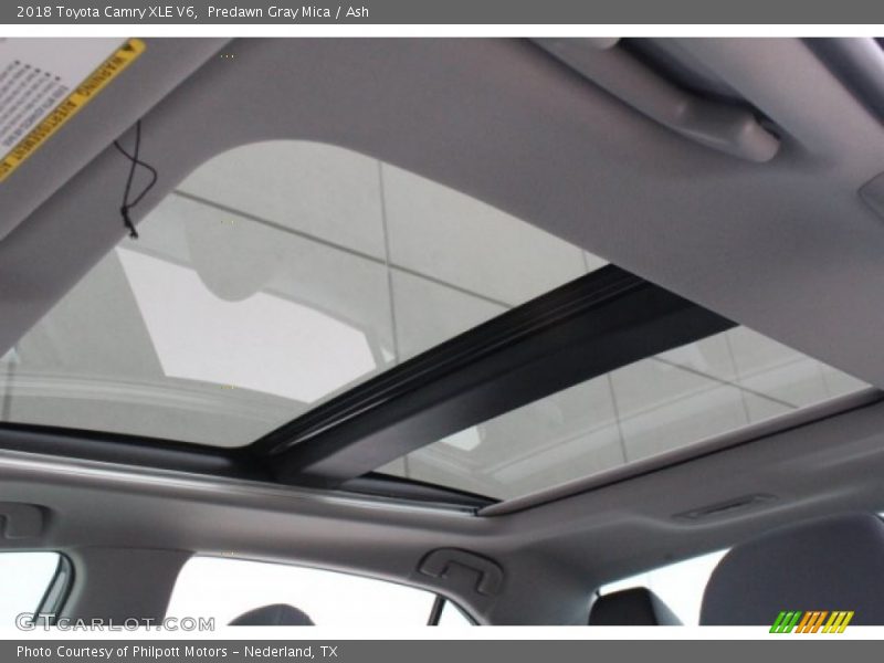 Predawn Gray Mica / Ash 2018 Toyota Camry XLE V6