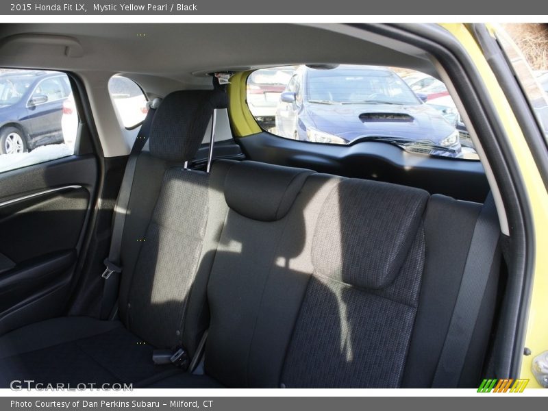 Mystic Yellow Pearl / Black 2015 Honda Fit LX