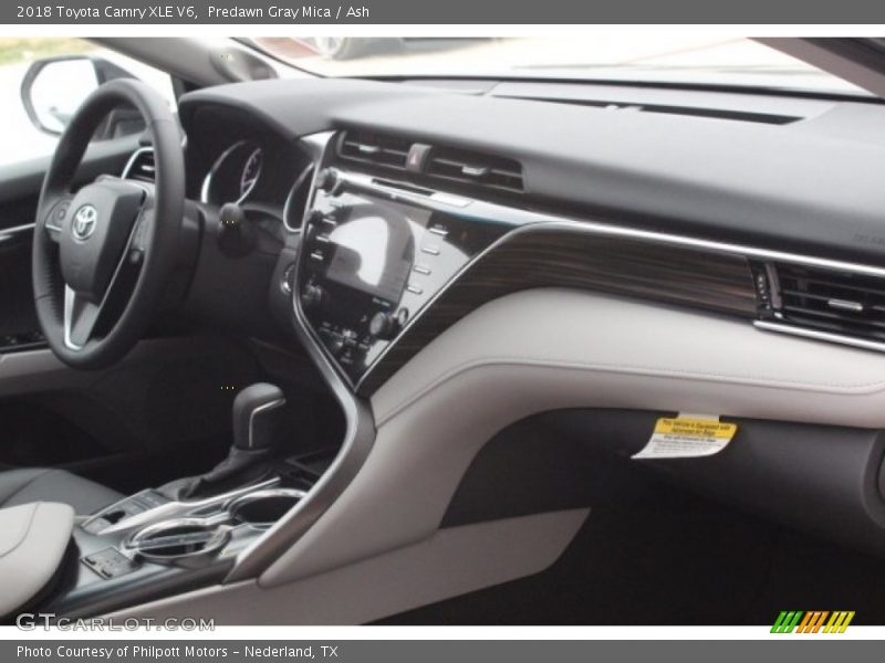 Predawn Gray Mica / Ash 2018 Toyota Camry XLE V6