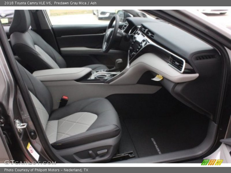 Predawn Gray Mica / Ash 2018 Toyota Camry XLE V6