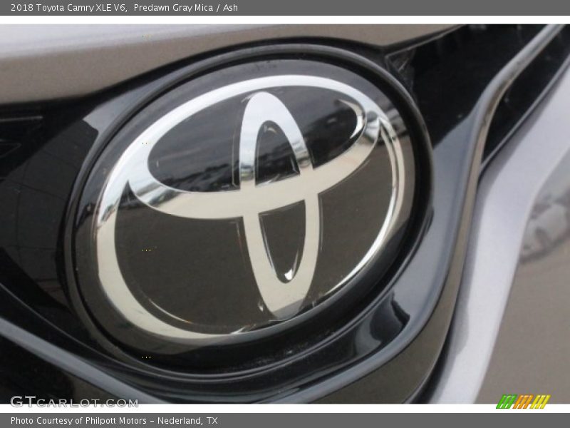 Predawn Gray Mica / Ash 2018 Toyota Camry XLE V6