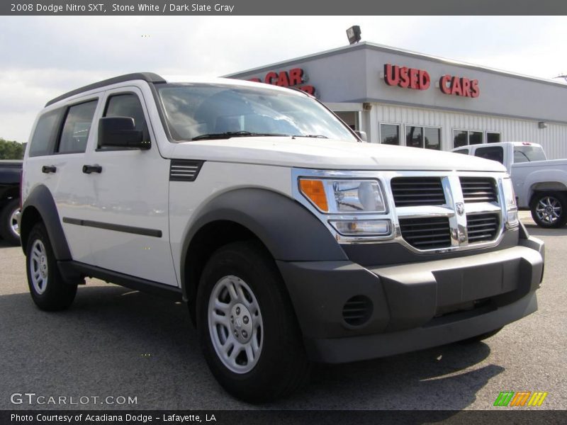 Stone White / Dark Slate Gray 2008 Dodge Nitro SXT