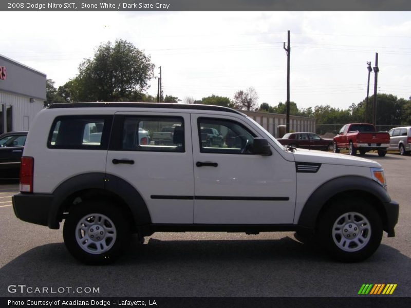 Stone White / Dark Slate Gray 2008 Dodge Nitro SXT