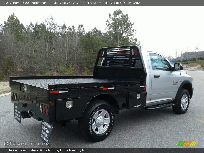 Bright Silver Metallic / Black/Diesel Gray 2017 Ram 2500 Tradesman Regular Cab Chassis