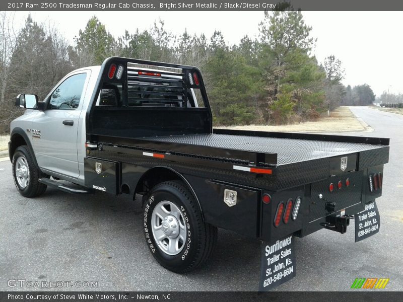 Bright Silver Metallic / Black/Diesel Gray 2017 Ram 2500 Tradesman Regular Cab Chassis
