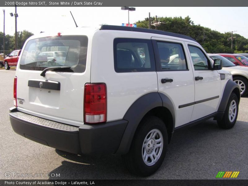 Stone White / Dark Slate Gray 2008 Dodge Nitro SXT