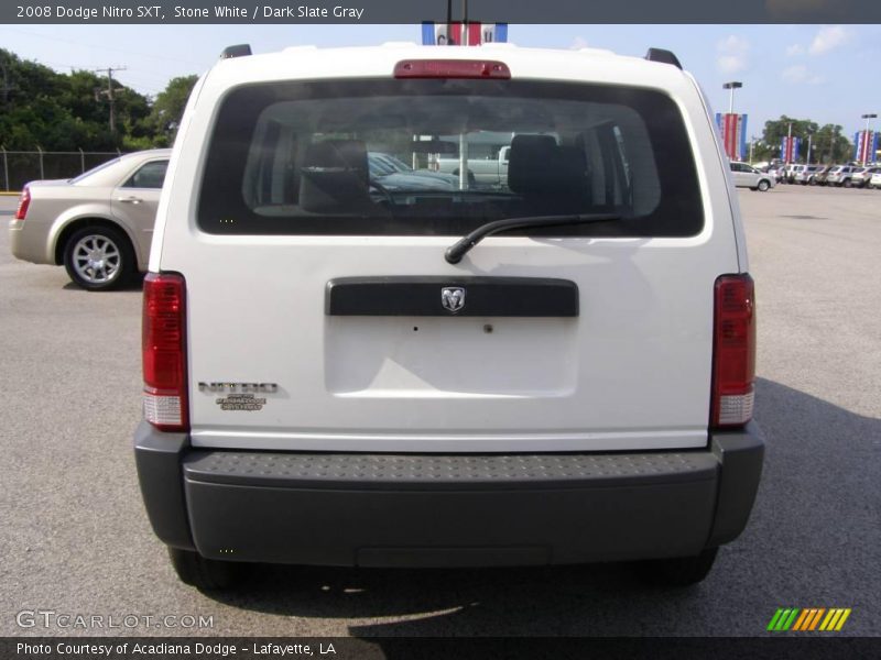 Stone White / Dark Slate Gray 2008 Dodge Nitro SXT
