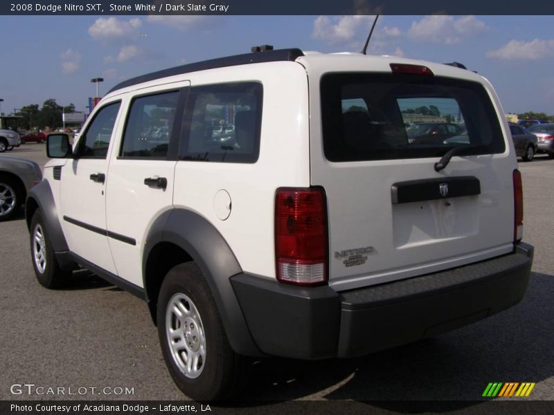 Stone White / Dark Slate Gray 2008 Dodge Nitro SXT