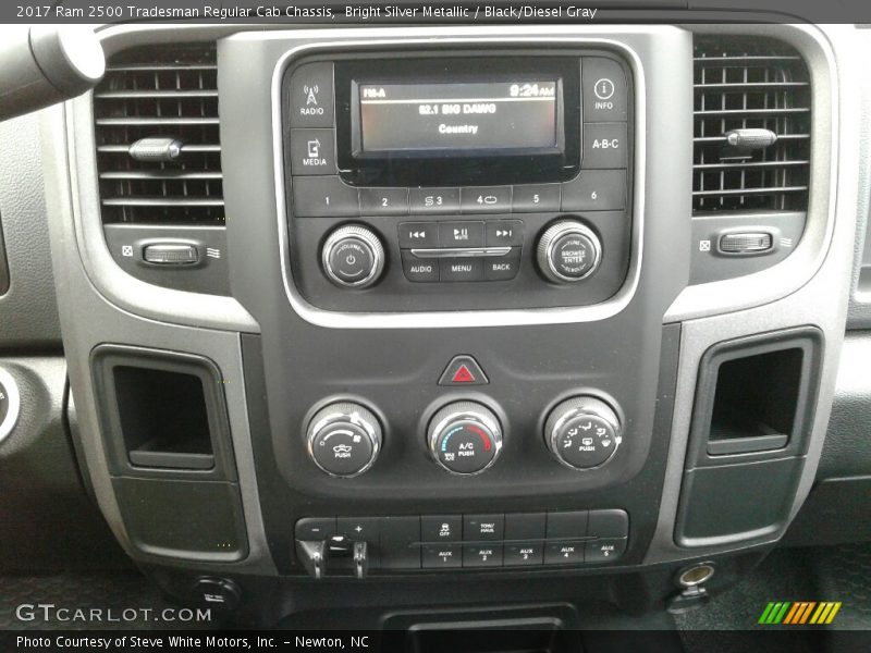 Bright Silver Metallic / Black/Diesel Gray 2017 Ram 2500 Tradesman Regular Cab Chassis