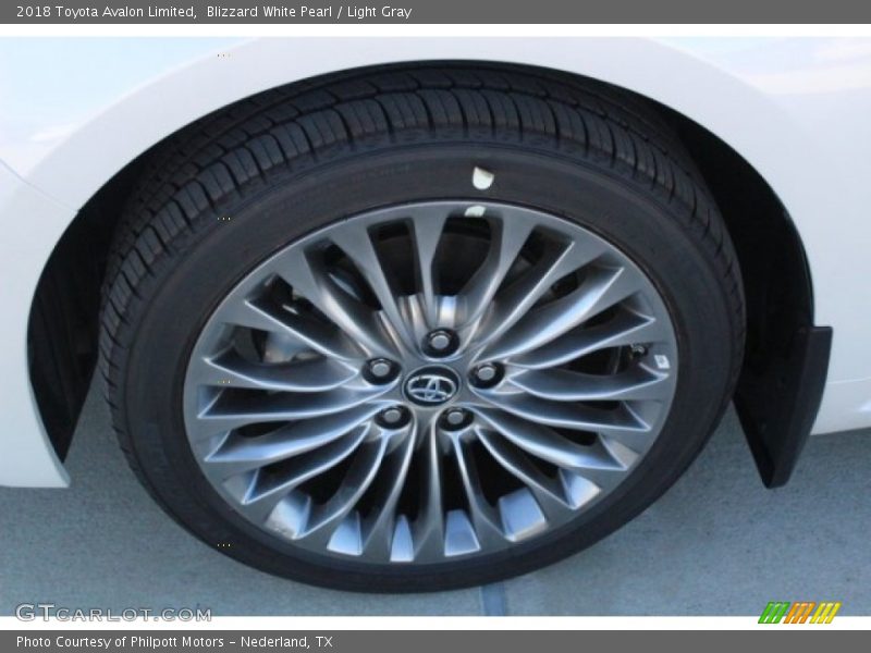 Blizzard White Pearl / Light Gray 2018 Toyota Avalon Limited