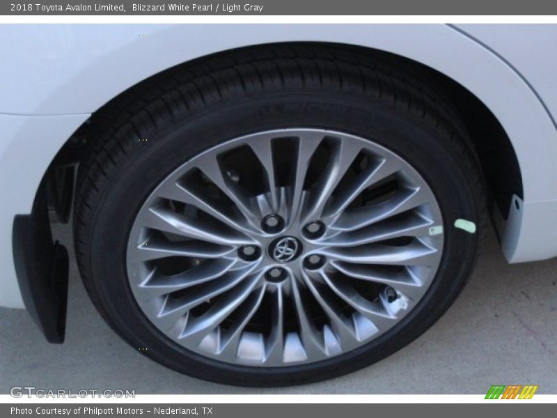 Blizzard White Pearl / Light Gray 2018 Toyota Avalon Limited