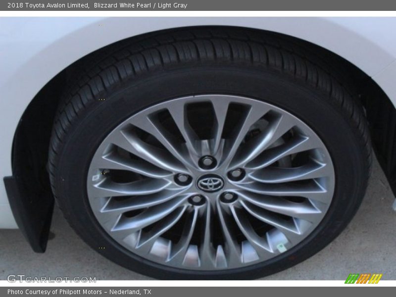 Blizzard White Pearl / Light Gray 2018 Toyota Avalon Limited