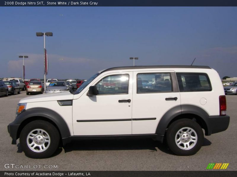 Stone White / Dark Slate Gray 2008 Dodge Nitro SXT