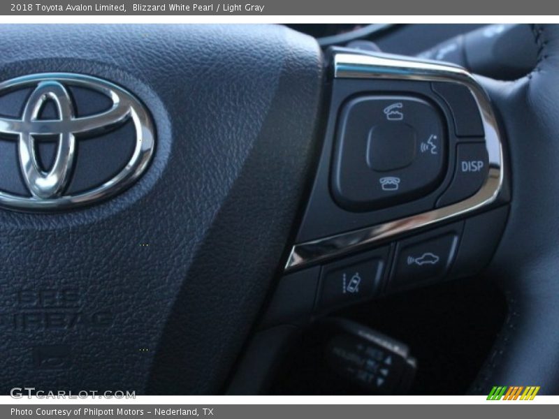 Blizzard White Pearl / Light Gray 2018 Toyota Avalon Limited