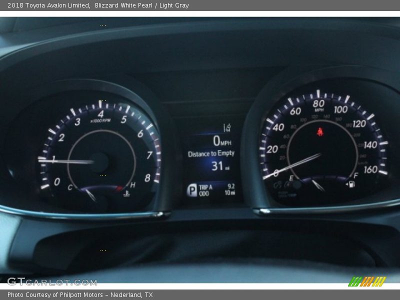 Blizzard White Pearl / Light Gray 2018 Toyota Avalon Limited