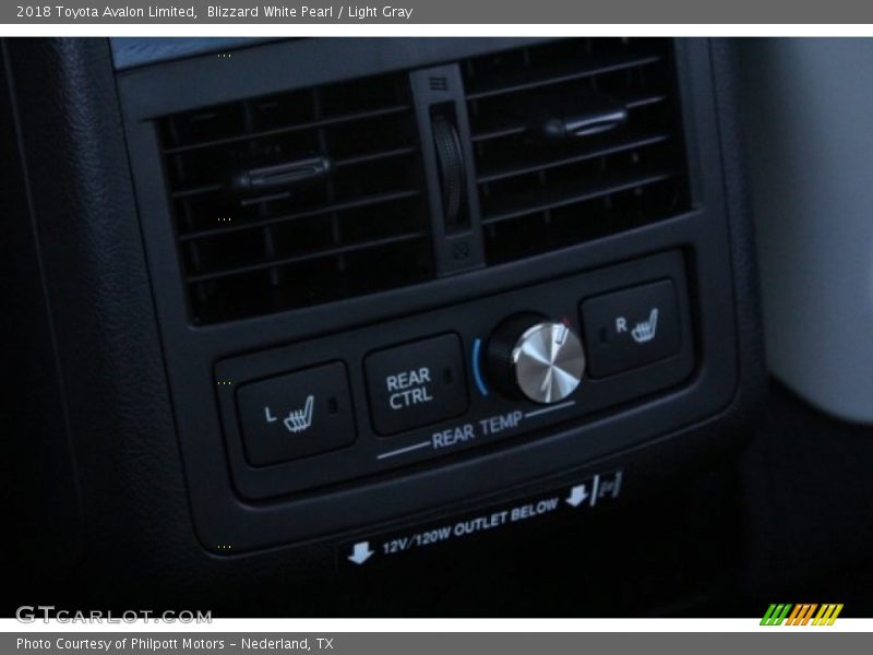 Blizzard White Pearl / Light Gray 2018 Toyota Avalon Limited