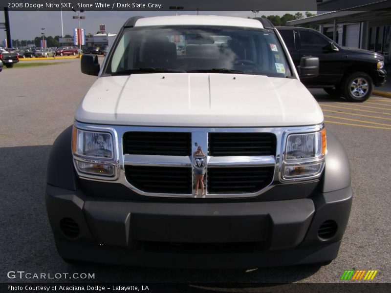 Stone White / Dark Slate Gray 2008 Dodge Nitro SXT