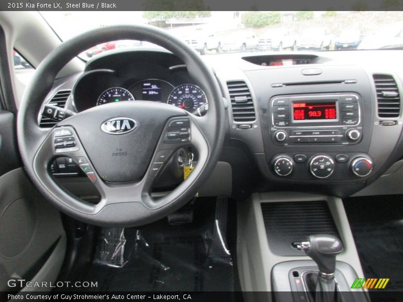 Steel Blue / Black 2015 Kia Forte LX