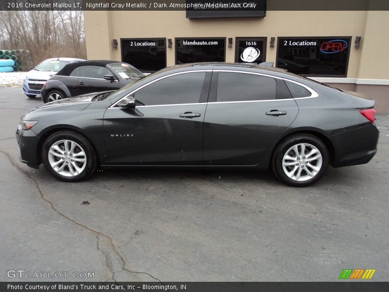 Nightfall Gray Metallic / Dark Atmosphere/Medium Ash Gray 2016 Chevrolet Malibu LT