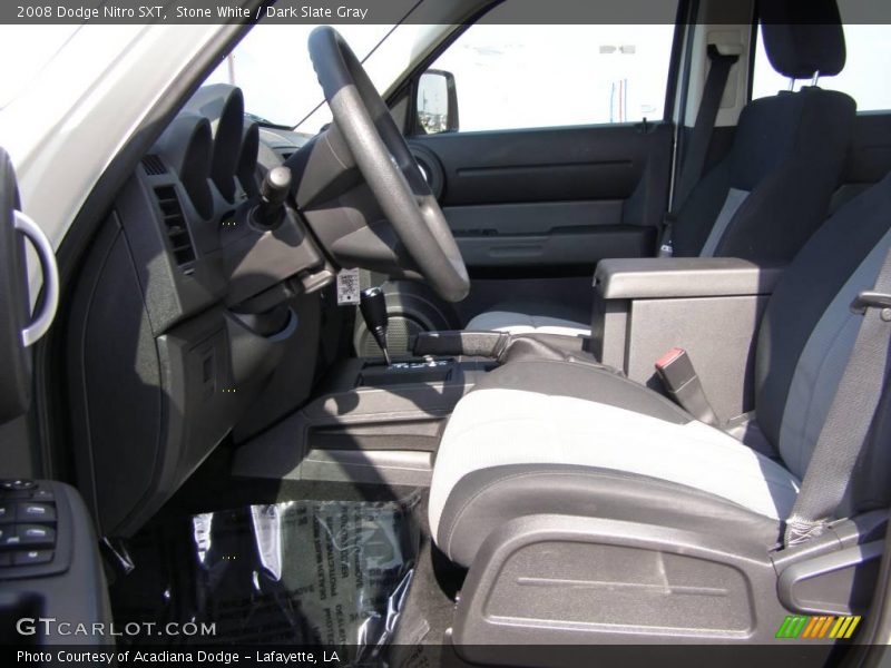 Stone White / Dark Slate Gray 2008 Dodge Nitro SXT