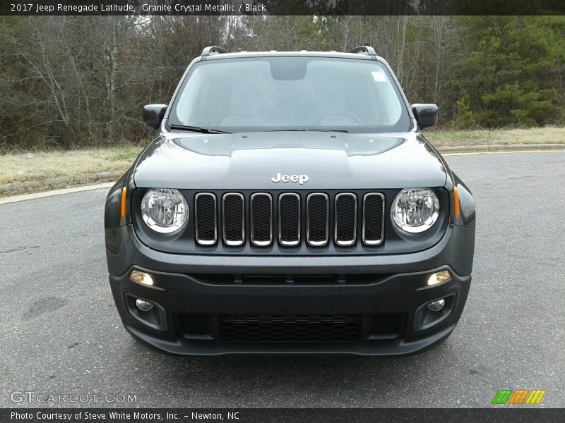 Granite Crystal Metallic / Black 2017 Jeep Renegade Latitude