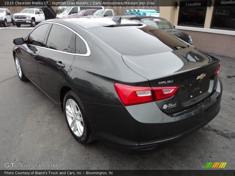 Nightfall Gray Metallic / Dark Atmosphere/Medium Ash Gray 2016 Chevrolet Malibu LT