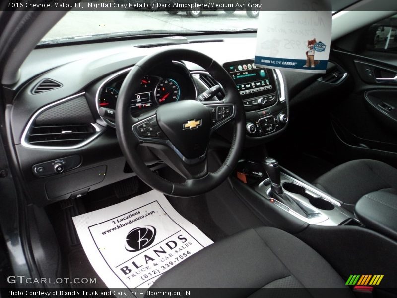 Nightfall Gray Metallic / Dark Atmosphere/Medium Ash Gray 2016 Chevrolet Malibu LT