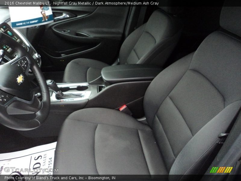 Nightfall Gray Metallic / Dark Atmosphere/Medium Ash Gray 2016 Chevrolet Malibu LT