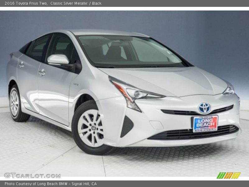 Classic Silver Metallic / Black 2016 Toyota Prius Two