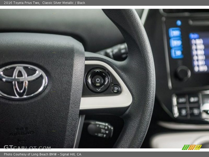 Classic Silver Metallic / Black 2016 Toyota Prius Two