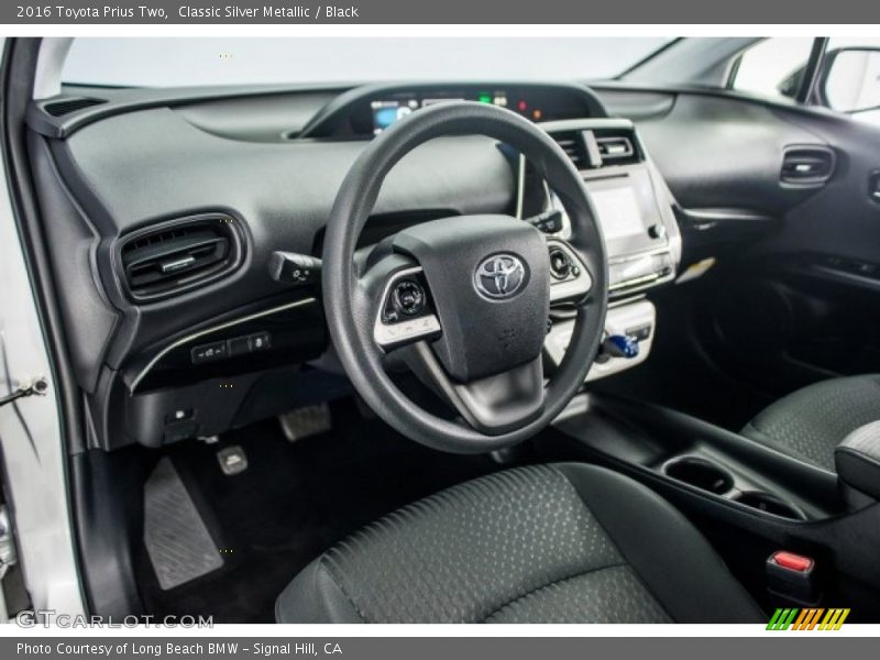 Classic Silver Metallic / Black 2016 Toyota Prius Two